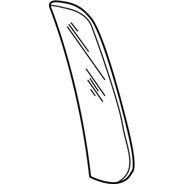 Ford F1TZ-7825380-A Glass - Door Vent Window