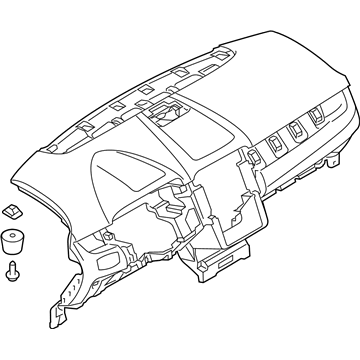 Ford CT4Z-7804320-AA Panel - Instrument