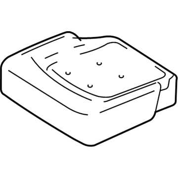 Ford 2L1Z-7863840-AS Pad - Rear Seat Cushion