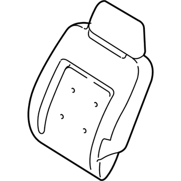 Ford 2L1Z-7866800-AS Pad - Rear Seat Back