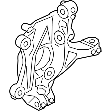 E1GZ-3K185-A Ford Knuckle, Front Passenger Side Illustration 1 of 1