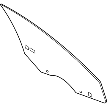 Ford LJ6Z-7821410-B Glass - Door