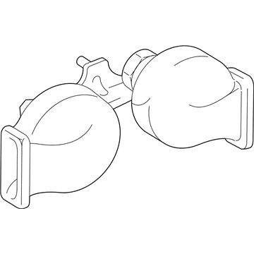 Ford 9L1Z-13832-C Horn Assembly