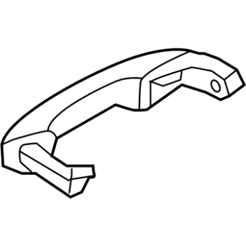 Ford Explorer Exterior Door Handle - LB5Z-7822405-CBPTM