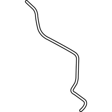 HP5Z-4022-A Ford Vent Hose, Passenger Side Illustration 1 of 1