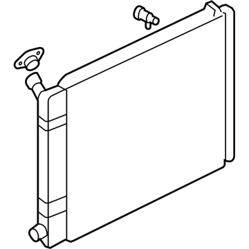 Ford YS4Z-8005-AA Radiator Assembly
