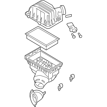 Ford 7L2Z-9600-C Cleaner Assembly - Air
