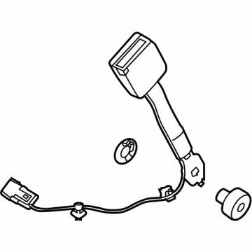 Ford LJ6Z-7861202-AB Buckle Assembly - Seat Belt
