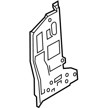 Ford LB5Z-7802542-A Pillar - Front Body