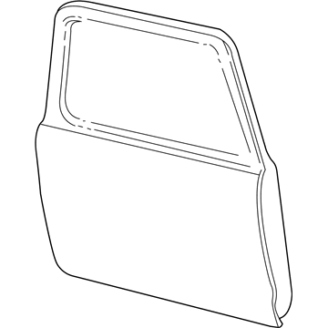 Ford XL2Z9820125AA Door Assembly - Front