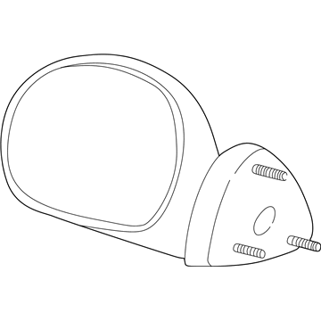 Lincoln 6L7Z-17682-BA Mirror Assembly - Rear View Outer