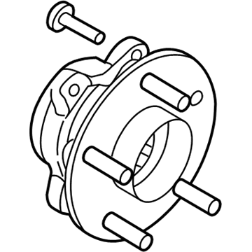 Lincoln DG9Z-1104-T Hub Assembly - Wheel