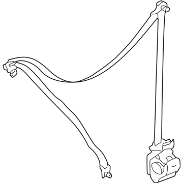 Mercury 6L8Z-78611B09-BC Seat Belt Assembly