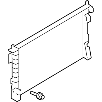 Lincoln 7T4Z-8005-A Radiator Assembly