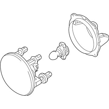 Ford 7R3Z-15200-A Lamp Assembly - Fog - Front