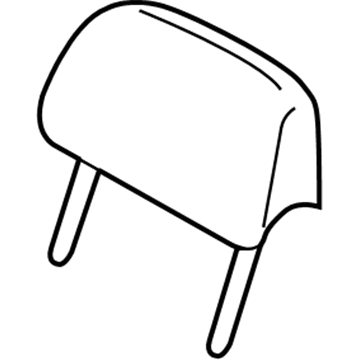 4L7Z-78611A08-A2A Ford Headrest Illustration 1 of 1