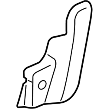Lincoln 4L7Z-7861350-AAA Cover - Seat Back Latch