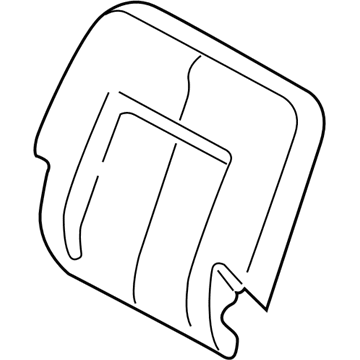 Lincoln 6L7Z-7866600-AD Cover Assembly - Rear Seat