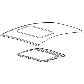 Lincoln DP5Z-7450202-A Panel Assembly - Roof