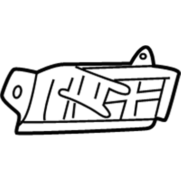 Mercury 5L8Z-18B299-A Cover - Heater Blower