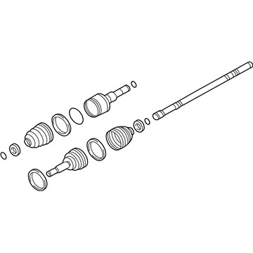 Ford 5L8Z-4234-BD Shaft Assembly - Rear Axle
