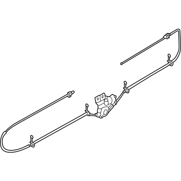 Ford FL3Z-2523394-A Motor And Linkage Assembly