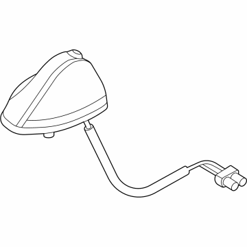 Ford MCPZ-18936-C Stanchion - Radio Antenna