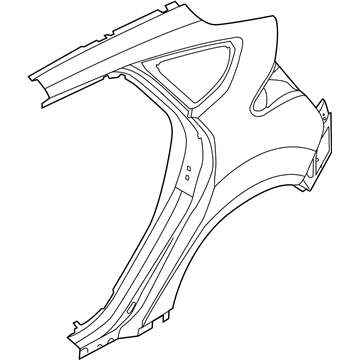 Ford CM5Z-5827841-A Panel - Body Side - Rear