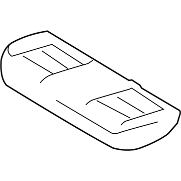 Ford 8G1Z-5463804-AA Cover Assembly - Rear Seat