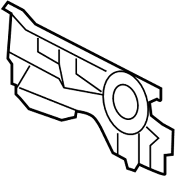 CT4Z-7801588-A Ford Silencer, Lower Illustration 1 of 1