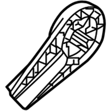 F1EZ-5862622-AB Ford Adjust Handle, Front Passenger Side Illustration 1 of 1