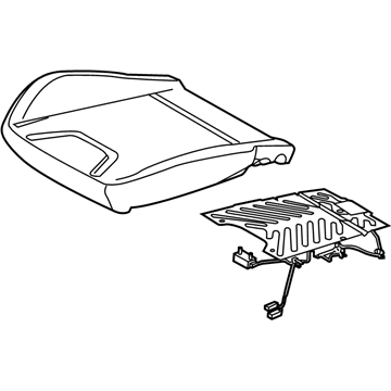 Ford Focus Seat Cushion - F1EZ-58632A22-D