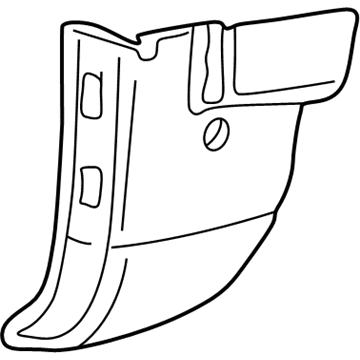 Lincoln 4C5Z-7802344-AAA Panel - Cowl Side Trim
