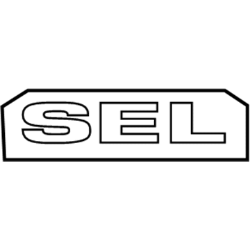 Ford 4F2Z-1742528-DA Name Plate