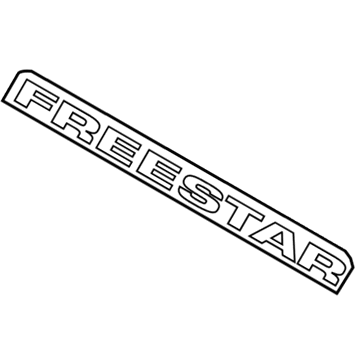 Ford 4F2Z-1742528-FA Name Plate