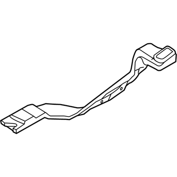 Ford 6E5Z-18C420-BA Air Duct, Rear Driver Side 6E5Z-18C420-BA Ford Air Duct, Rear Driver Side Illustration 1 of 1