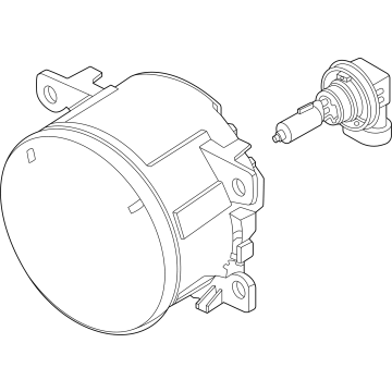 Ford 4F9Z-15200-AA Lamp Assembly - Fog - Front