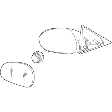 Ford 6R3Z-17682-AA Mirror Assembly - Rear View Outer