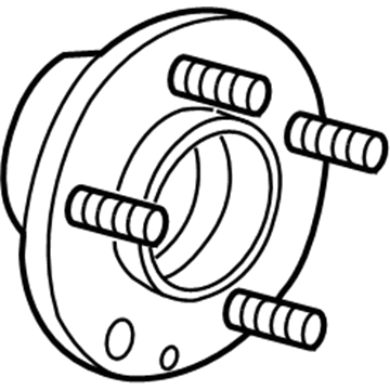 Ford 8F9Z-1104-A Hub Assembly - Wheel