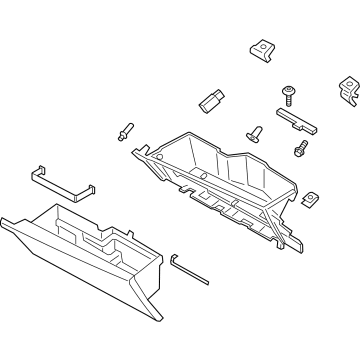 Lincoln NL7Z-78060T10-AA Box Assembly - Glove Compartment