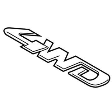 Ford 8L8Z-7842528-D Name Plate