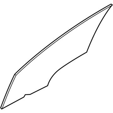 Ford LN1Z-5821410-A Glass - Door Drop