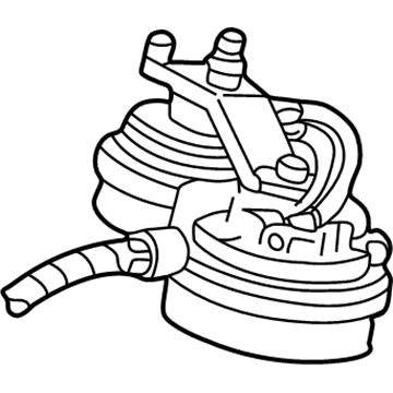 Ford 1L5Z-13832-AA Horn And Bracket Assembly