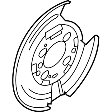 Ford CL3Z-2C028-A Shield - Brake Disc Splash