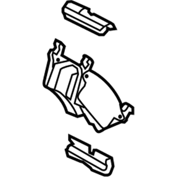 Ford FU2Z-2V200-G Pad - Brake