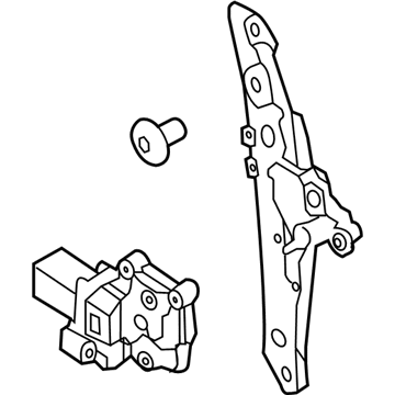Ford BM5Z-5827000-B Regulator And Motor Assembly - Window