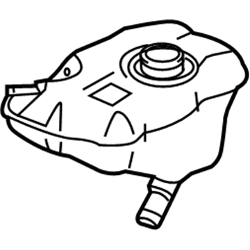 Ford BR3Z-8A080-B Tank Assembly - Radiator Overflow
