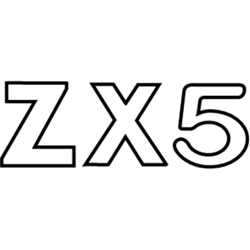 Ford 5S4Z-5842528-AA Name Plate