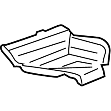 Ford 7L2Z-7811252-A Extension - Rear Floor Panel - Side