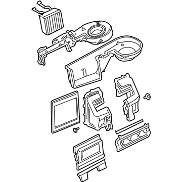 Ford 4L2Z-19850-BC Evaporator Assembly